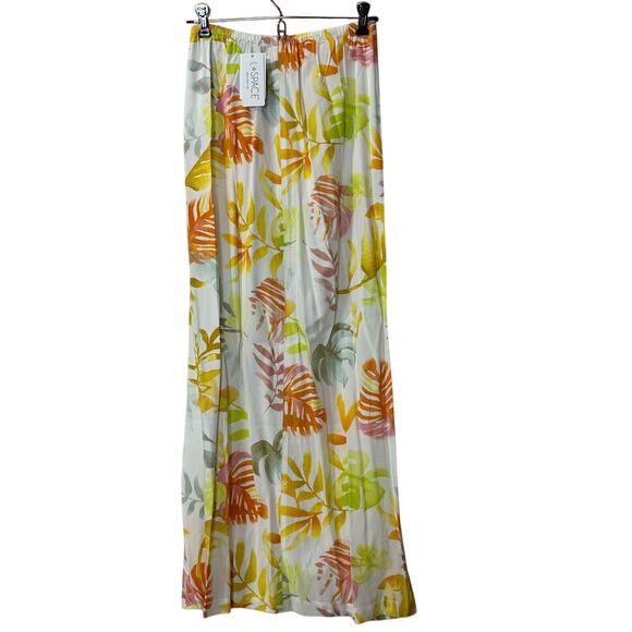 L*Space 2 Piece Pacifica Tunic & Mia Beach Cover-Up Leaf Print Women's Small NWT - Picture 14 of 16